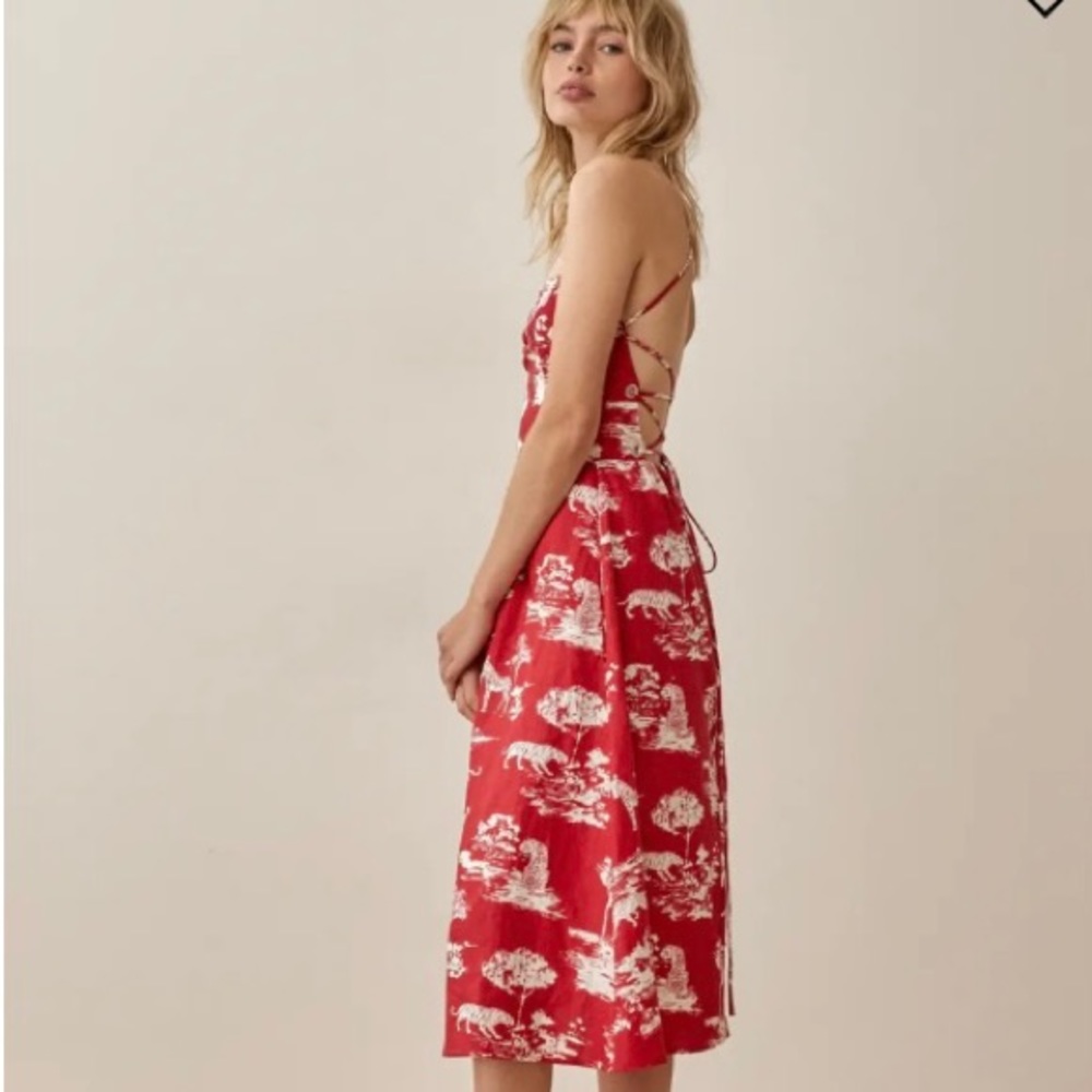 Reformation Linen Pepper Dress